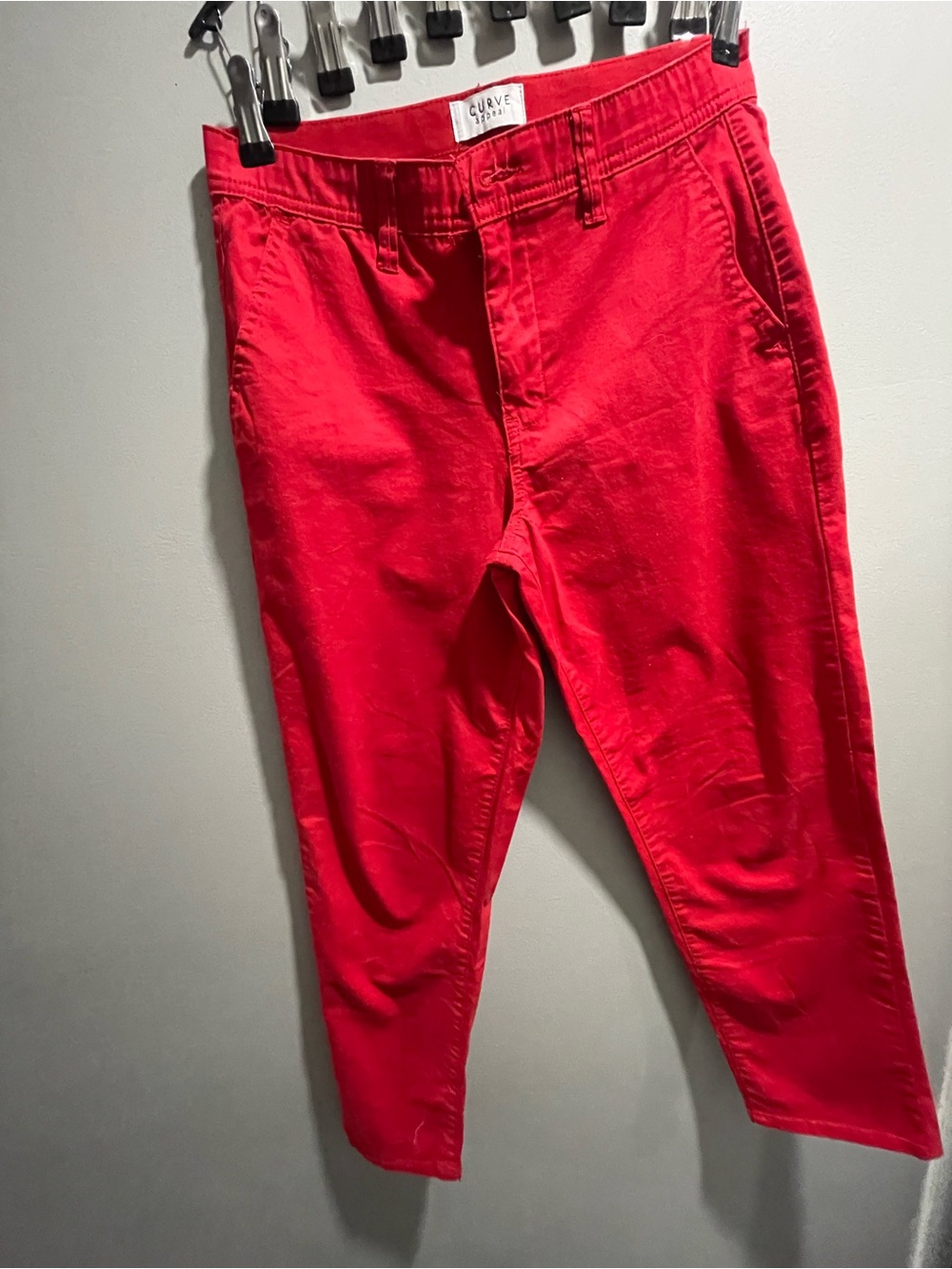 Bright Red women Chino Pants by